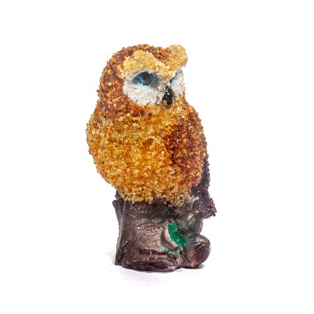 Сова Янтарь полистоун купить
