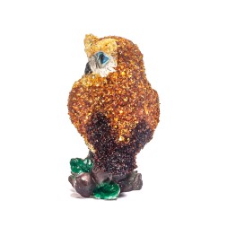 Сова Янтарь полистоун