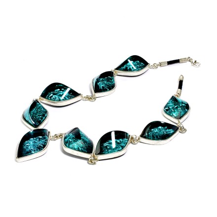 Колье &quot;Роса&quot; из Бернита Посеребрение купить