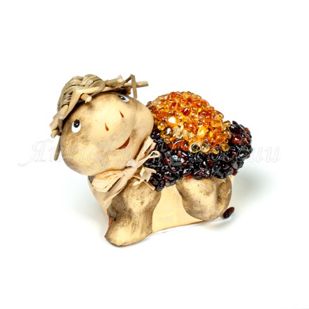 Черепаха  в шляпе Керамика Янтарь купить в Улан-Удэ