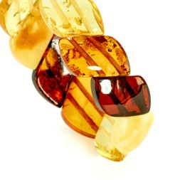 Браслет &quot;Змейка&quot; из Янтаря