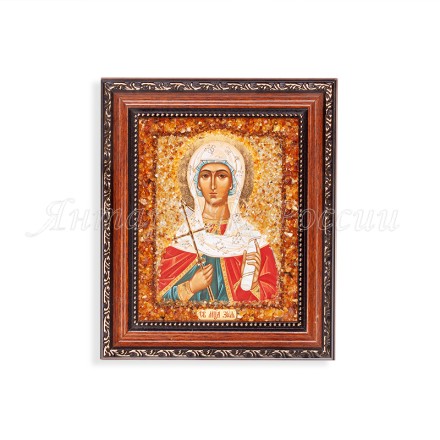 Икона из Янтаря св.Зоя купить в Улан-Удэ