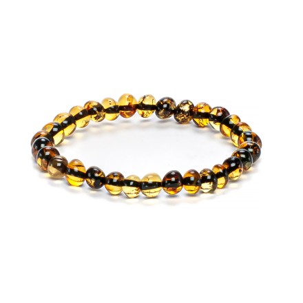 Браслет &quot;Мятый шар&quot; из Янтаря купить