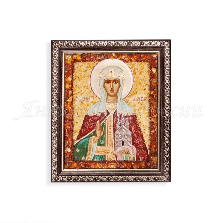 Икона из Янтаря св.Ольга купить в Улан-Удэ