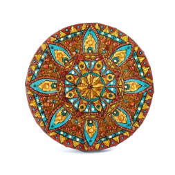 Панно &quot;Мандалы&quot; Янтарь/акрил