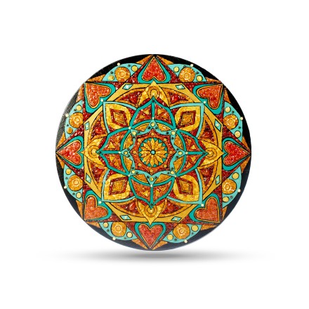 Панно &quot;Мандалы&quot; Янтарь/акрил купить