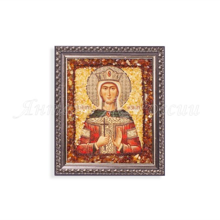 Икона из Янтаря св.Александра купить в Улан-Удэ