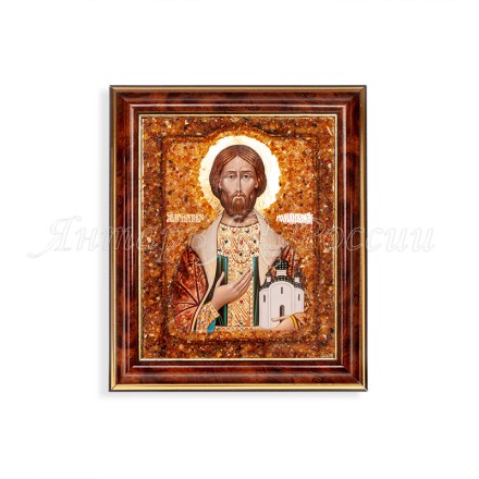 Икона из Янтаря св.Роман купить в Улан-Удэ
