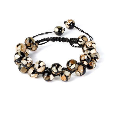 Браслет &quot;Шарики&quot; из Янтаря и юв.смолы купить