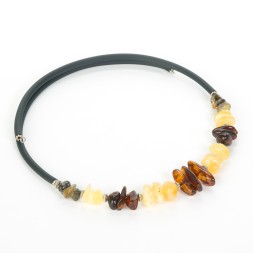 Колье на струне &quot;Алтай&quot; из Янтаря (ассорт.)