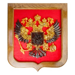Герб РФ из Янтаря и эпоксидной смолы