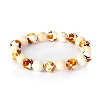 Браслет &quot;Шар&quot; из Янтаря и юв.смолы купить