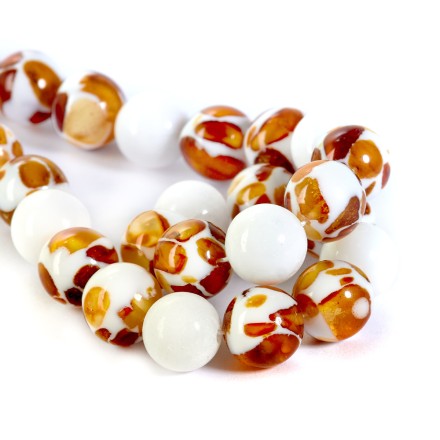 Бусы &quot;Шар&quot; из Янтаря и юв. смолы купить