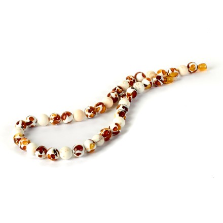 Бусы &quot;Шар&quot; из Янтаря и юв.смолы купить