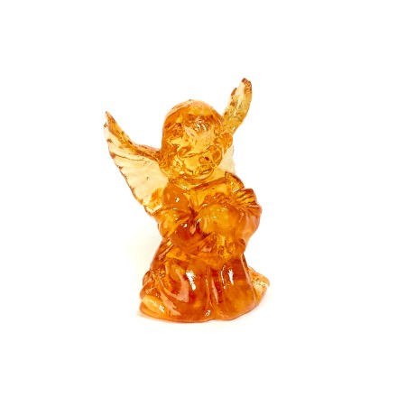 &quot;Ангел на коленях малый&quot; фигурка Юв.смола с янтарем купить в Улан-Удэ