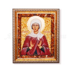 Икона из Янтаря св.Ангелина