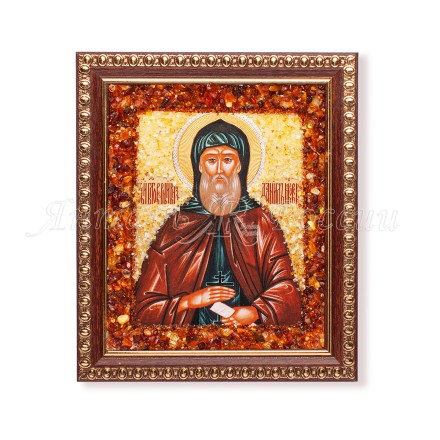 Икона из янтаря св.Даниил купить в Улан-Удэ