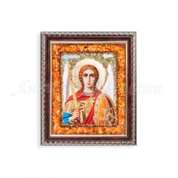 Икона из Янтаря св. Архангел Михаил