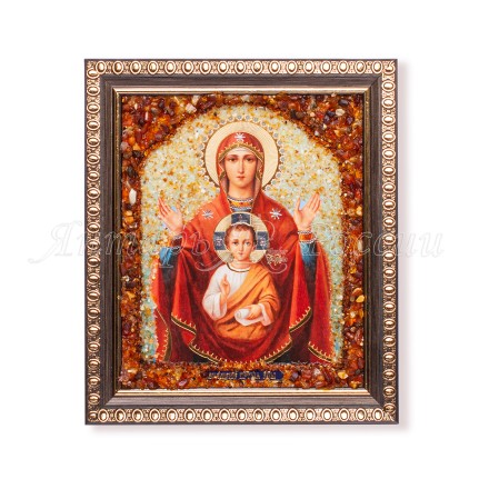 Икона из Янтаря св.Фотина купить в Улан-Удэ