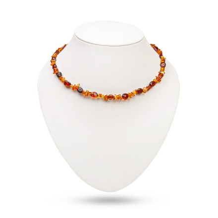 Бусы &quot;Галька/Сливка&quot; из Янтаря купить