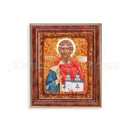 Икона из Янтаря св.Владислав купить в Улан-Удэ