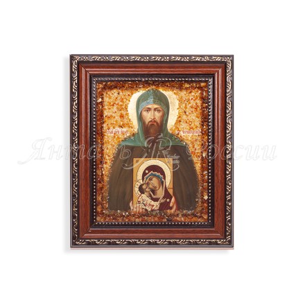 Икона из Янтаря св.Игорь купить в Улан-Удэ
