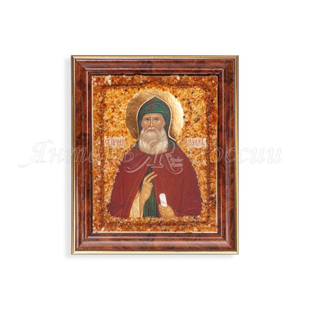 Икона из Янтаря св.Илия Муромский купить в Улан-Удэ