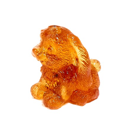 Фигурка &quot;Кролик вислоухий&quot; из Янтаря и эпоксидной смолы купить